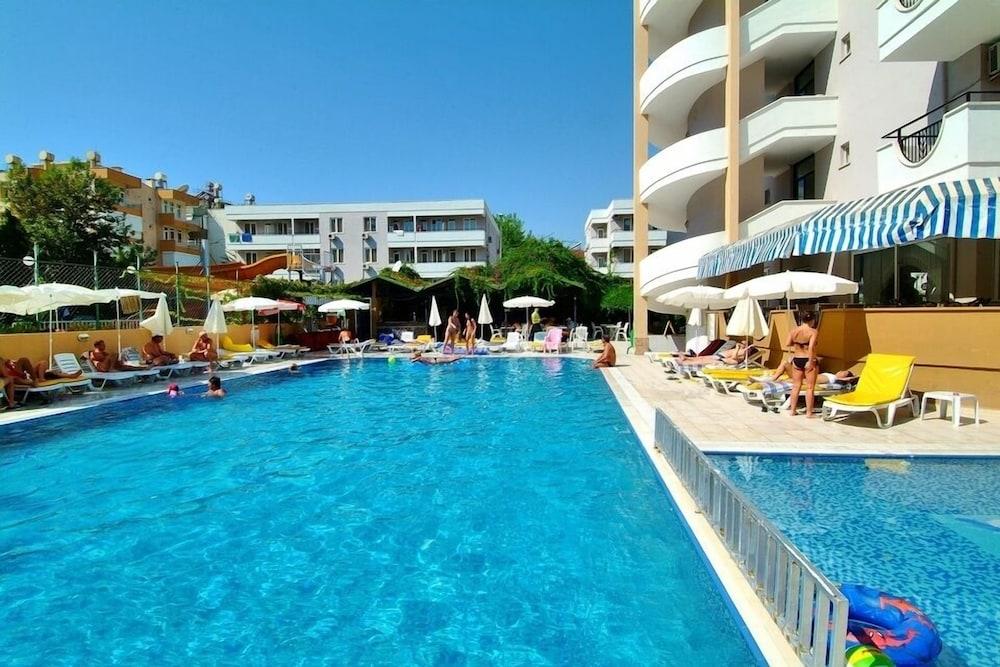 Hedef Kleopatra Golden Sun Hotel Alanya Exterior foto